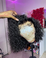 {Clearance} Elian | Diamond Fake Scalp 13X4 Bob Wig | Water Wave