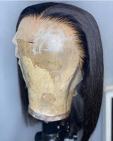 Whole Lace Cap Transparent Lace Preplucked Human Hair Bob Wig