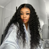 Upgraded Drawstring Dome Cap 3D Fitted Pre-Cut HD Lace Closure Wig Loose Wave