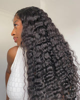 Knot-Free Skin Melt Full Lace Preplucked Human Hair Wig Loose Curl
