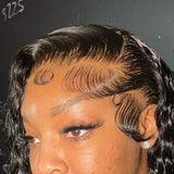 Upgraded 13x6 Fitted Cap Glueless Skin Melt Lace Front Wig Curly
