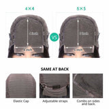 Viona | 5x5 Closure Preplucked Virgin Human Hair Lace Wig | Kinky Curly