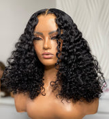 Lagos Hairline Burmese Curly Bob Wig 13x6 M Hairline Human Hair Lace Front Wig