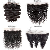 Skin Melt Lace Pre-Plucked Delicate Hairline 13x4 Lace Frontal Wave Textures (Not Wig)