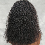 Whole Lace Cap Transparent Lace 4C Edge Human Hair Full Lace Wig | Burmese Kinky Curly