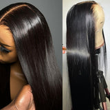 Custom Preshaped Widow's Peak Hairline 13x6 Skin Melt Lace Front Wig