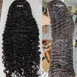 Whole Lace Cap Transparent Lace Preplucked Human Hair Full Lace Wig | Burmese Curls