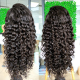 KNOT-FREE - 13x6 Skin Melt Lace Preplucked Human Hair Frontal Wig | Kinky Loose