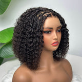 5x5 Pre-Braided HD Skin Melt Lace Glueless Human Hair Lace Wig