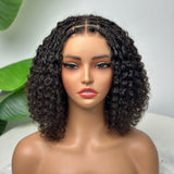 5x5 Pre-Braided HD Skin Melt Lace Glueless Human Hair Lace Wig
