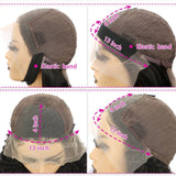 13x4 Lace Front Curly Wig Virgin Human Hair Frontal Wigs