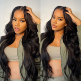 {Blowout Sale} Skin Melt Full Lace | 360 Lace Invisible Adjustable Strap Delicate Hairline Human Hair Frontal Wig | Body Wave