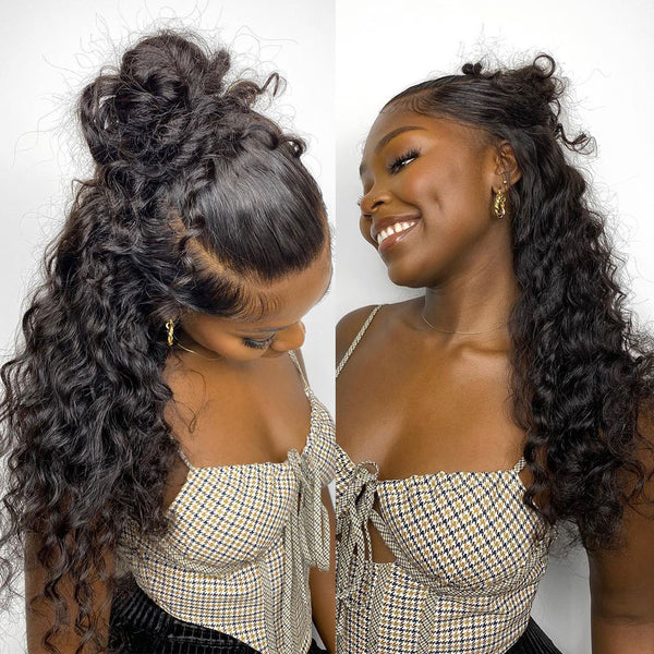 Skin Melt Full Lace | 360 Lace Invisible Adjustable Strap Delicate Hairline Human Hair Frontal Wig | Loose Wave