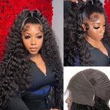 13x4 3D FULL FRONTAL Skin Melt Lace Preplucked Human Hair Lace Front Wig | Loose Wave