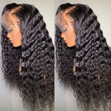 13x4 3D FULL FRONTAL Skin Melt Lace Preplucked Human Hair Lace Front Wig | Loose Wave