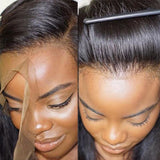 NEW 13*6 Skin Melt Lace Front BOB Wig Invisible Swiss Lace+ Invisible Knots