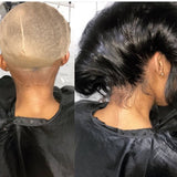 Alisa| Preplucked Virgin Human Hair 360 Bob Lace Wig | Deep Curly