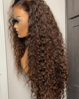 {Buy 1 Get 1 Free} Brown Colored Skin Melt Lace + Delicate Hairline Frontal Wig