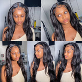 Allison | Diamond Fake Scalp 13X6 Human Hair Lace Front Wig | Body Wave