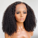 Gloria | 13X6 Deep Parting Lace Front Preplucked Virgin Human Hair Lace Wig | Afro Kinky Curly