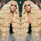 Penelope | HD Lace Preplucked 613 Blonde Human Hair 3D 13x6 Frontal Wig | Body Wave