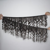 Loose Wave Brazilian Virgin Hair Weave Bundles With 4x4 Closure