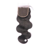 Pre-Plucked Hairline Body Wave Lace Closure With Baby Hair Brazilian Hair