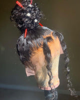 Skin Melt 360 Lace Invisible Strap 250% Human Hair Frontal Wig Loose Curls