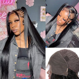 {Clearance} 13x4 3D FULL FRONTAL Skin Melt Lace Preplucked Human Hair Lace Front Wig | Straight