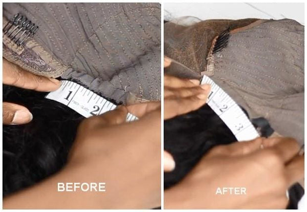 How to Make Your lace wig bigger and smaller.