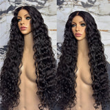 Invisible Strap 360 Skin Melt Lace Wig 2.0 Precut Lace Knot-Free Human Hair Frontal Wig Loose Curls