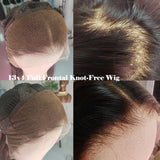 13x4 Knot-Free FULL FRONTAL HD Skin Melt Lace Preplucked Human Hair Lace Wig | Curly