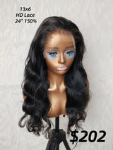 {LAST-PIECE-CLEARANCE} 13x6 HD Lace Front Body Wave Human Hair Wig