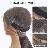 Cardi | Preplucked Water Wave  360 Lace Front Human Hair Wig