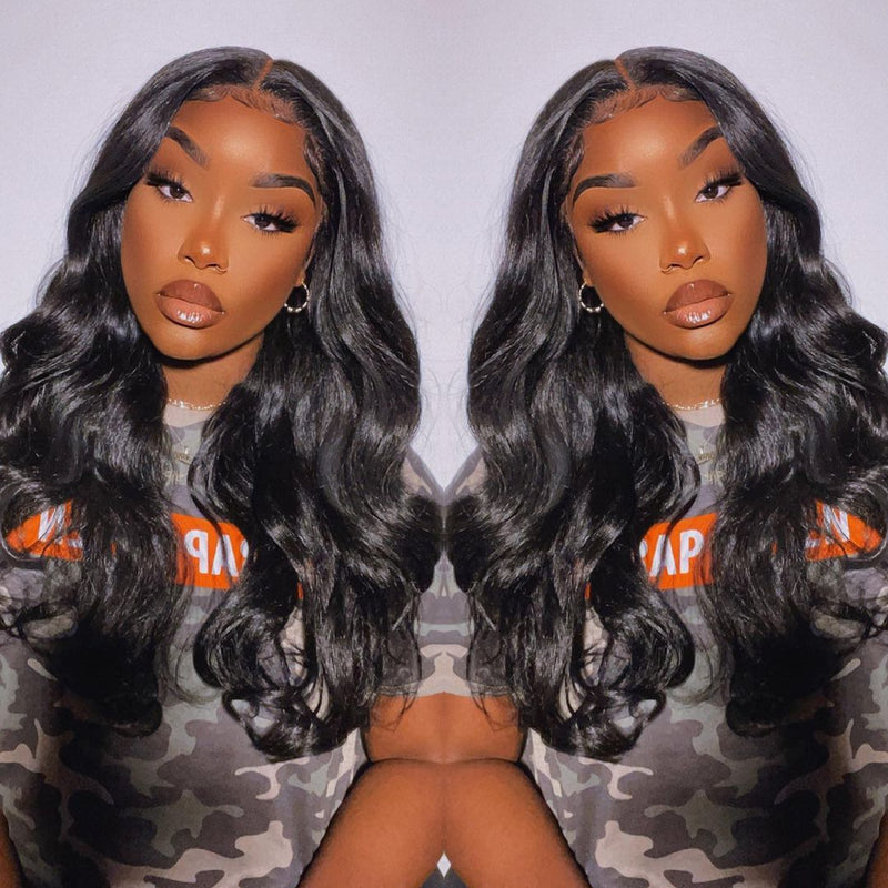13x6 Skin Melt Lace Front Body Wave Human Hair Wig