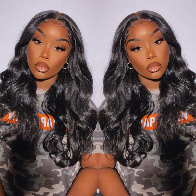 13x6 Skin Melt Lace Front Body Wave Human Hair Wig