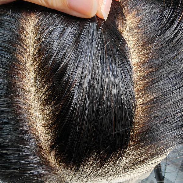 Knot-Free Skin Melt Lace Pre-Plucked Delicate Hairline 13x6 Lace Frontal (Not Wig)