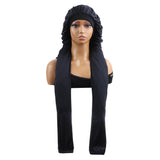 Long Hair Pantyhouse Bonnets for Sleeping 2 in 1 Long Hair & Braids Protection Bonnet