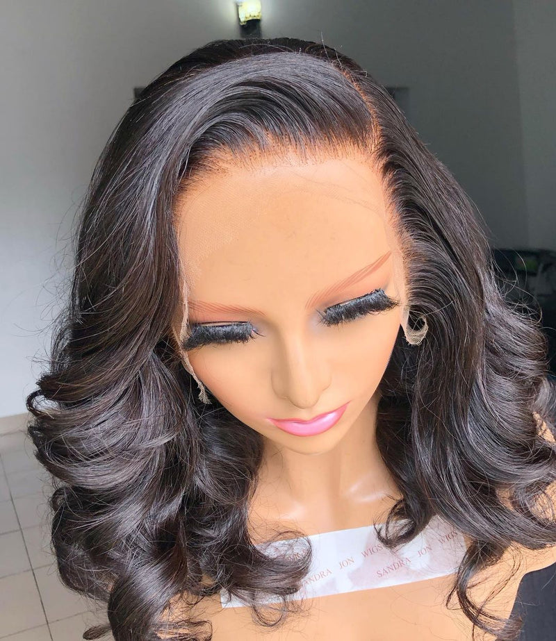 Alicia | 13x6 Skin Melt Lace Front BOB Human Hair Wig Body Wave