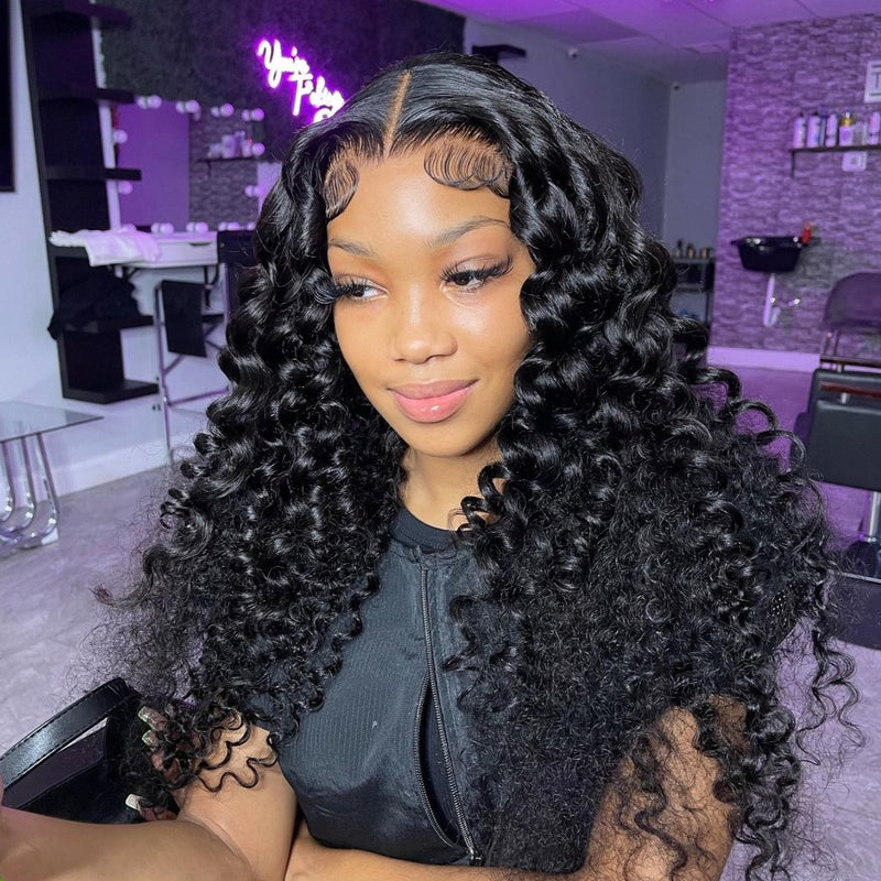 Dian | 13x6 Skin Melt Lace Front Exotic Wave Human Hair Wig