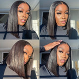 Skin Melt Lace 6x6 | 7x7 Closure Human Hair Straight Bob Lace Wig