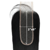 2x6 HD Skin Melt Lace Human Hair Closure