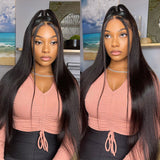 {30"=$199} 13x4|13x6 Long Human Hair Straight Lace Front Wigs