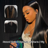 Zip-Go Replaceable Magic Lace Wig 13x6 Frontal & 5x5 Closure Highlight Skin Melt Lace Wig