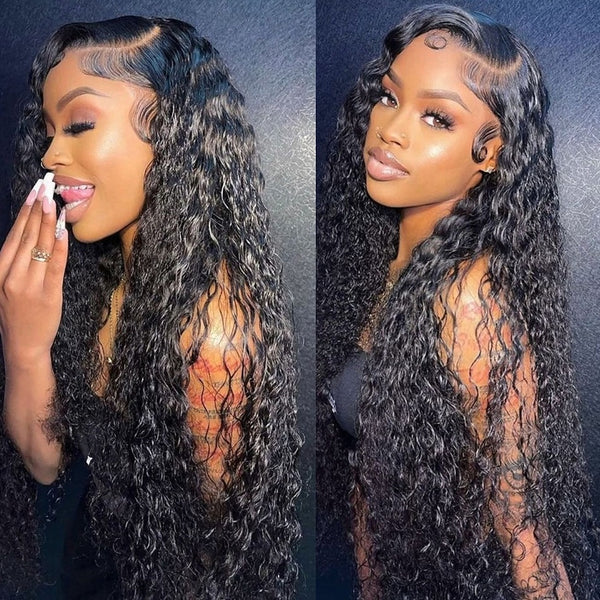 Chloe| 13X6 Preplucked Wet And Wavy Virgin Human Hair Lace Wig | Water Wave