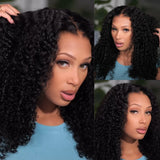 Knot-Free Skin Melt Full Lace Preplucked Human Hair Wig Burmese Curls