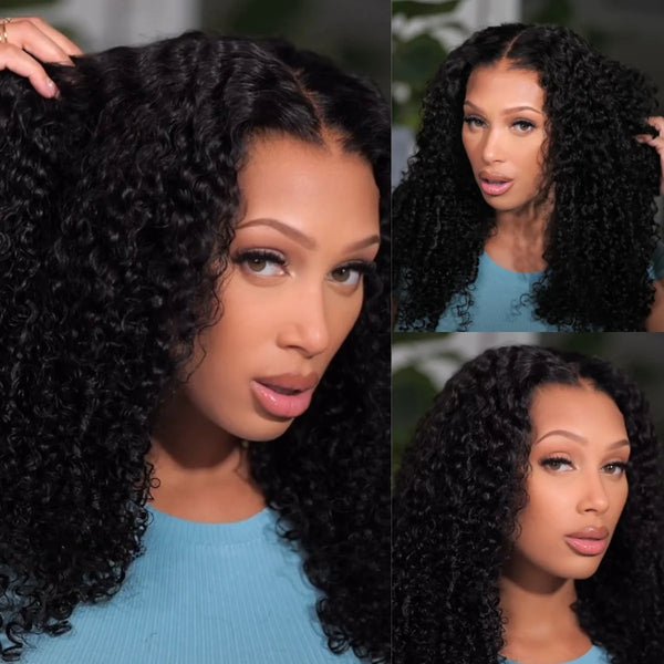Knot-Free Skin Melt Full Lace Preplucked Human Hair Wig Burmese Curls