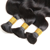 Body Wave Bulk Hair Human Hair Extension For Boho Knotless Braiding