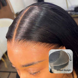 370 Fitted Cap Invisible Strap Skin Melt Lace Frontal Wig | Water Wave