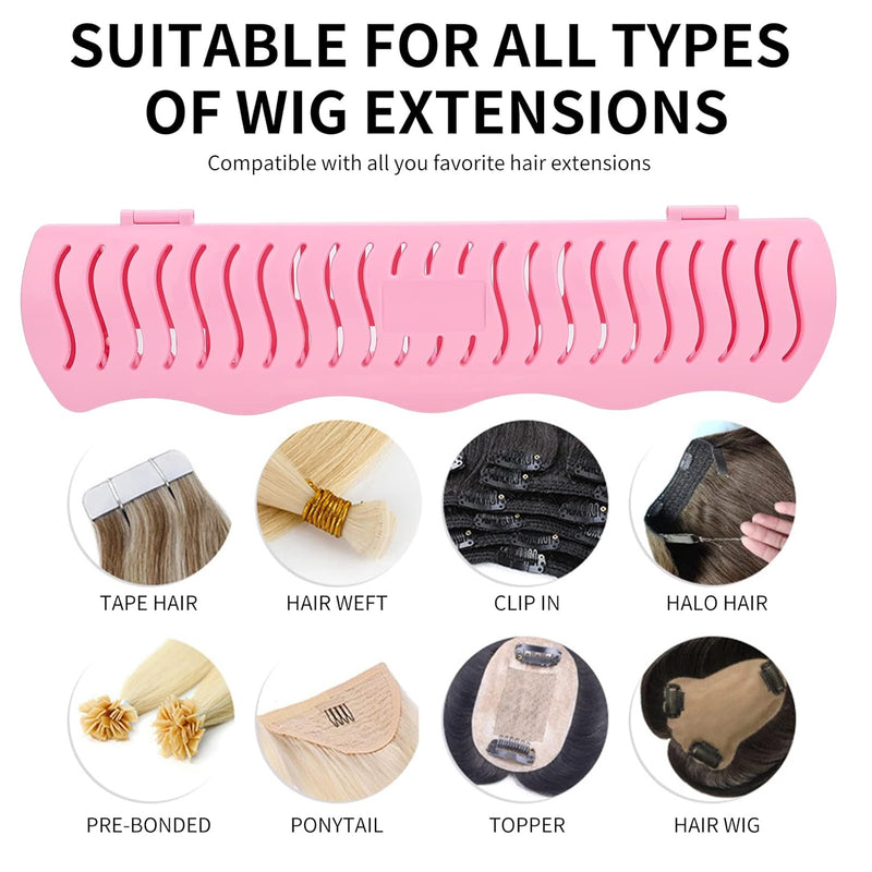 Hair Extension Holder and Hanger – Professional Hair Styling Tool and Extension Caddy